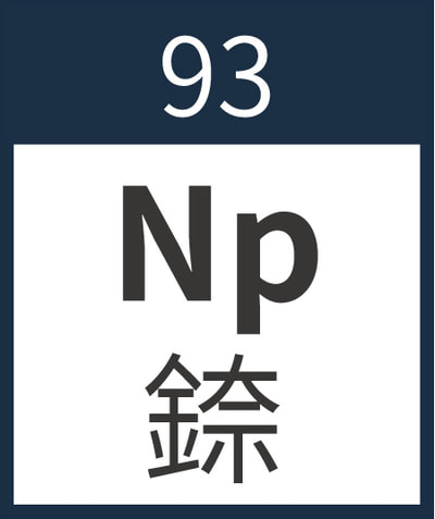 Neptunium	Np	錼	93
