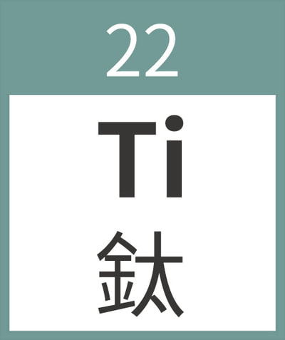 22鈦 Ti Titanium 過渡金屬 礦石 合金 鐵 鋁