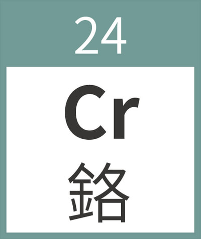 24鉻 Chromium Cr 過渡金屬