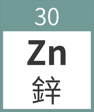30鋅 Zn zinc 過渡金屬