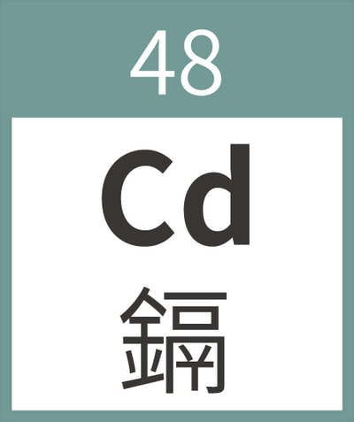Cadmium	Cd	鎘	48
