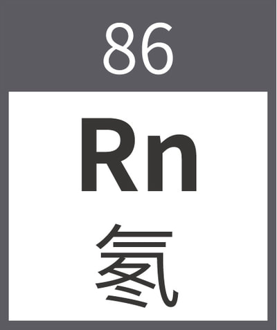 Radon	Rn	氡	86
