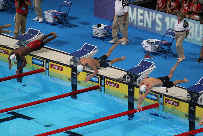 奧運泳者的堅持，泳帽下的泳帽﻿